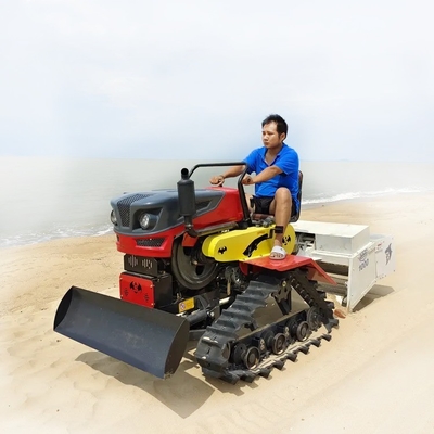Limpiador de playas de operaciones costeras con anchura de limpieza de 1000 mm y pantalla de acero inoxidable