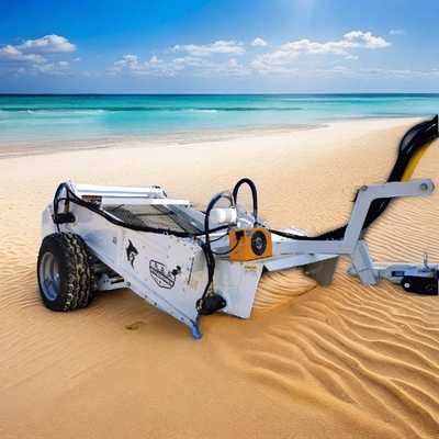1400 Máquina profesional de limpieza de arena de playa de acero para aplicaciones industriales y mejores