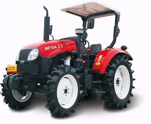 Tractor agrícola compacto versátil de 4 ruedas con 540/720 r/min Velocidad del eje de salida de potencia