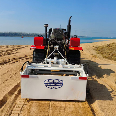 Pantalla vibratoria controlada hidráulicamente para la limpieza de playas de arena a nivel industrial