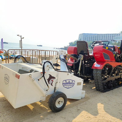 Tractor ecológico de limpieza de playas para la eliminación eficiente de basura en la costa