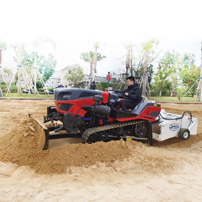 2200 KG Tractor de barreras de arena para la limpieza ambiental de la playa de arena y la eliminación de residuos