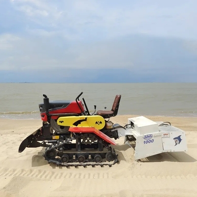 2000 rmin Velocidad limpiador de playa industrial para operaciones en la playa 1000 mm ancho de limpieza