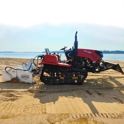 Escáner vibratorio controlado hidráulico limpiador de arena de playa respetuoso con el medio ambiente