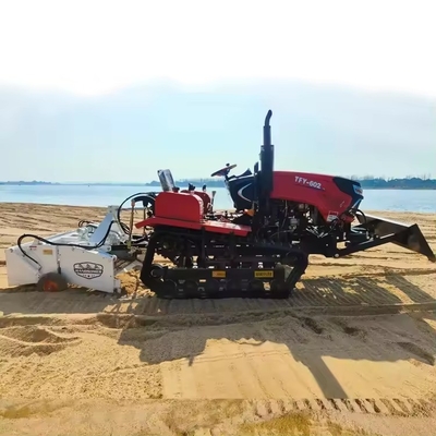 Tractor de limpieza de playas pesado de 1500 kg para la eliminación de basura ambiental y algas marinas